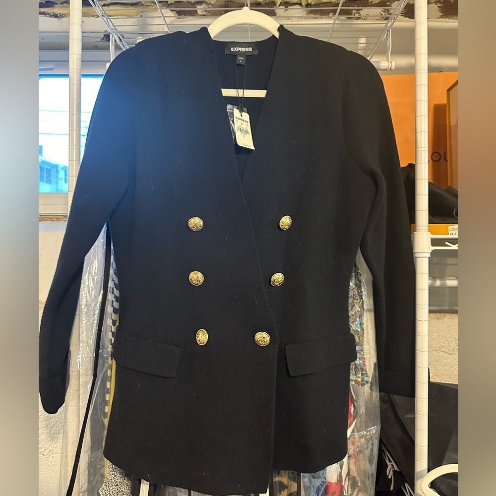 Express double breasted blazer